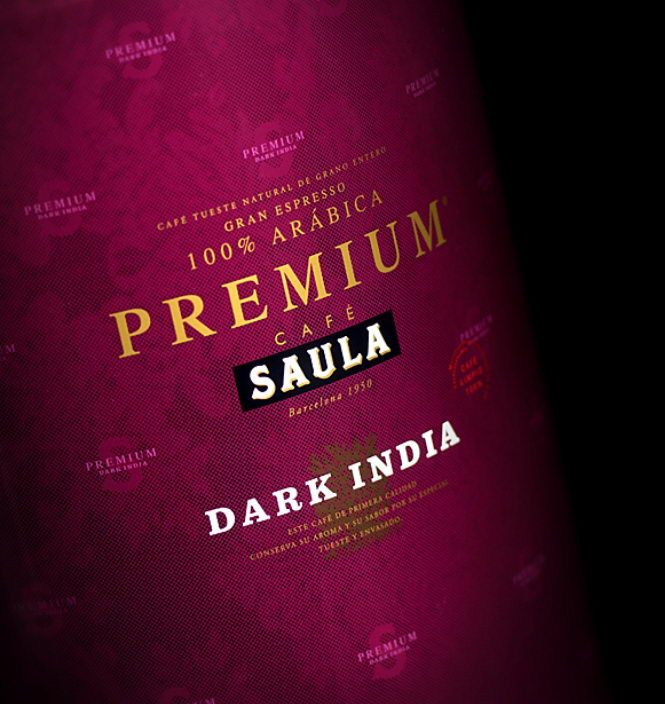 Lata de Café Saula Dark India