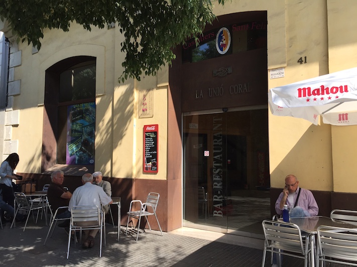 La Unió Coral, bar històric de Sant Feliu de Llobregat