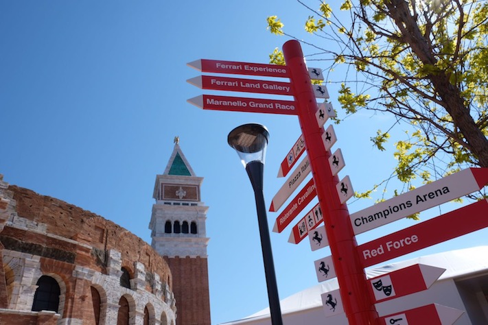 Ferrari Land ofereix Café Saula als seus restaurants i cafeteries