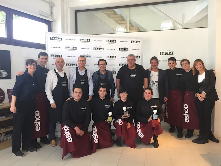 Albert Gómez, Uxué Fernández i Mireia Girbau, guanyadors del I Concurs ‘El Sommelier del Cafè’