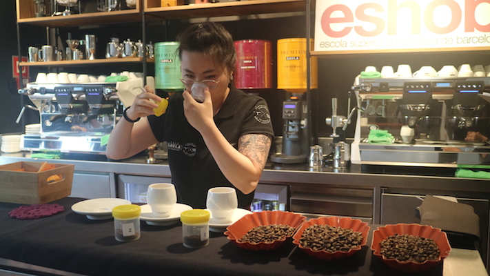 María Salom, Claudia Capilla y Ana Balseca, ganadoras del II concurso ‘El sommelier del café’