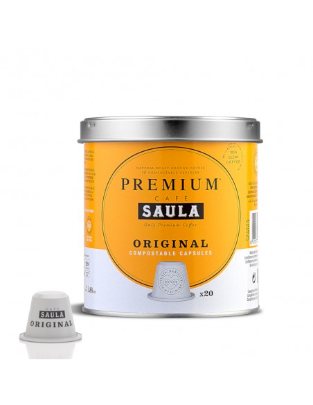 Cápsulas café original Saula Cápsulas café original Saula