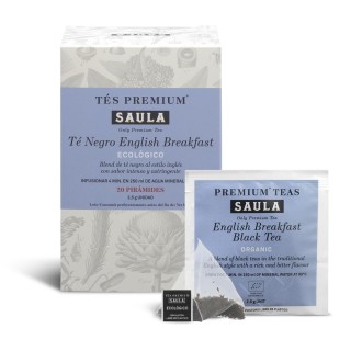 Té Negro English Breakfast Ecológico Pirámides 20ud.