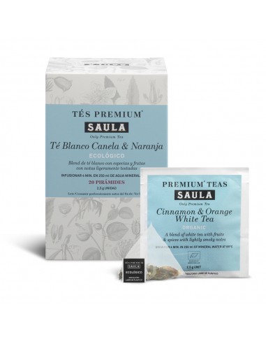 Té Blanco Canela & Naranja Pirámides