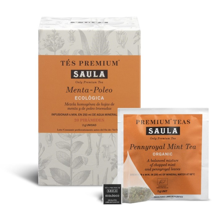 Menta Poleo Ecológica Pirámides 20ud.