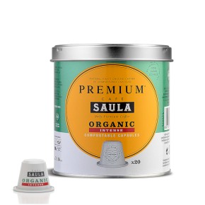 CÁPSULAS COMPOSTABLES CON CAFÉ ORGÁNICO INTENSO