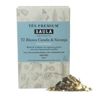 Té Blanco Canela & Naranja ecológico Caja 150g.