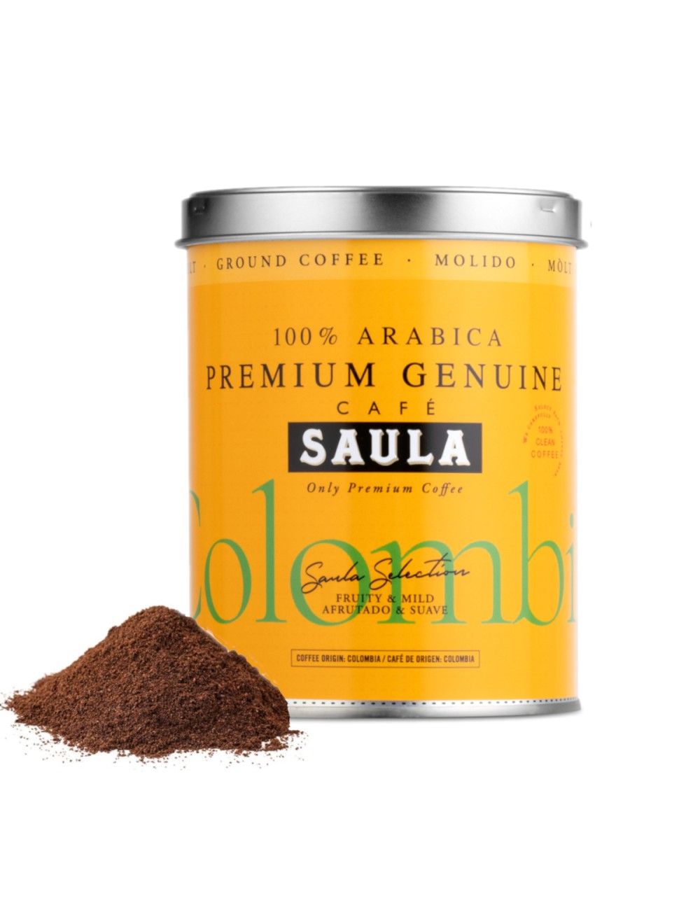 café molido colombia 100% arábica, 250g